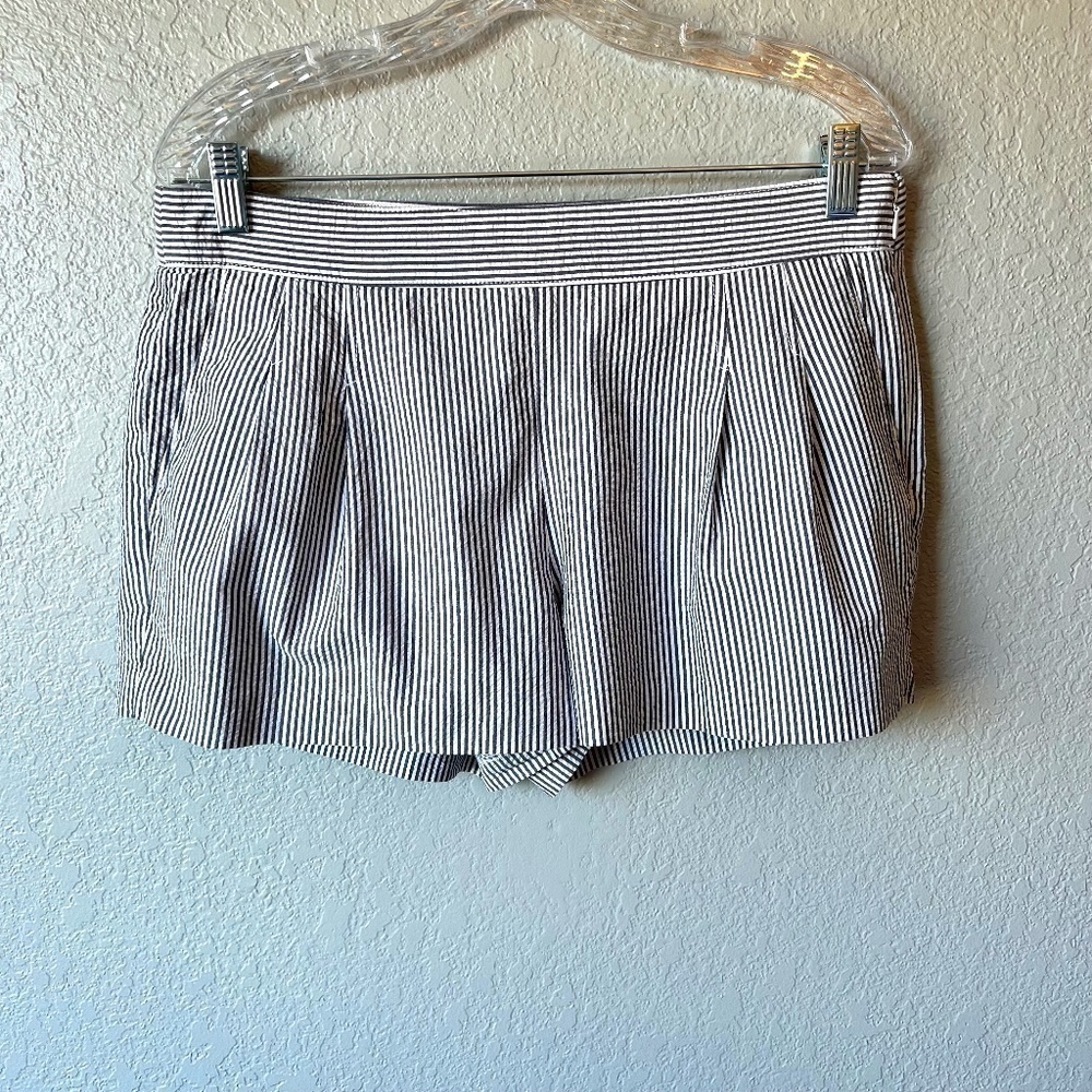J. Crew seersucker striped shorts